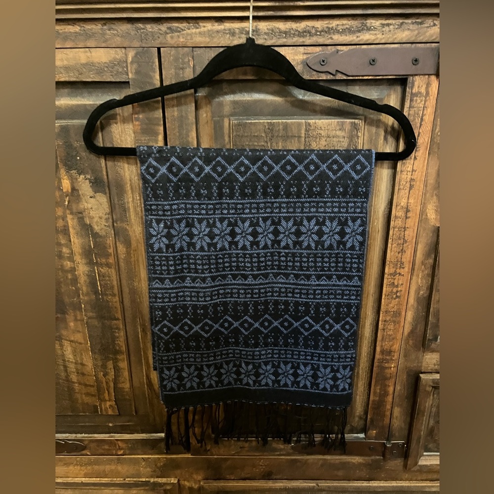Blue & black scarf